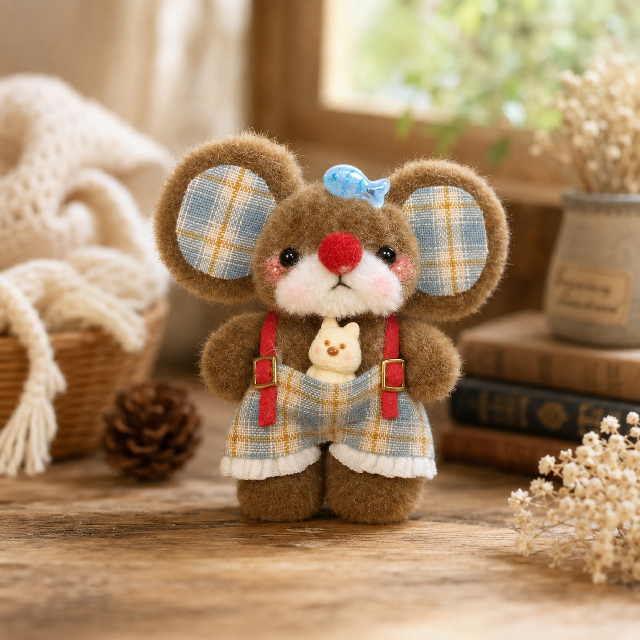 Chenille Stem Circus Mouse Figurine – The Little Showstopper