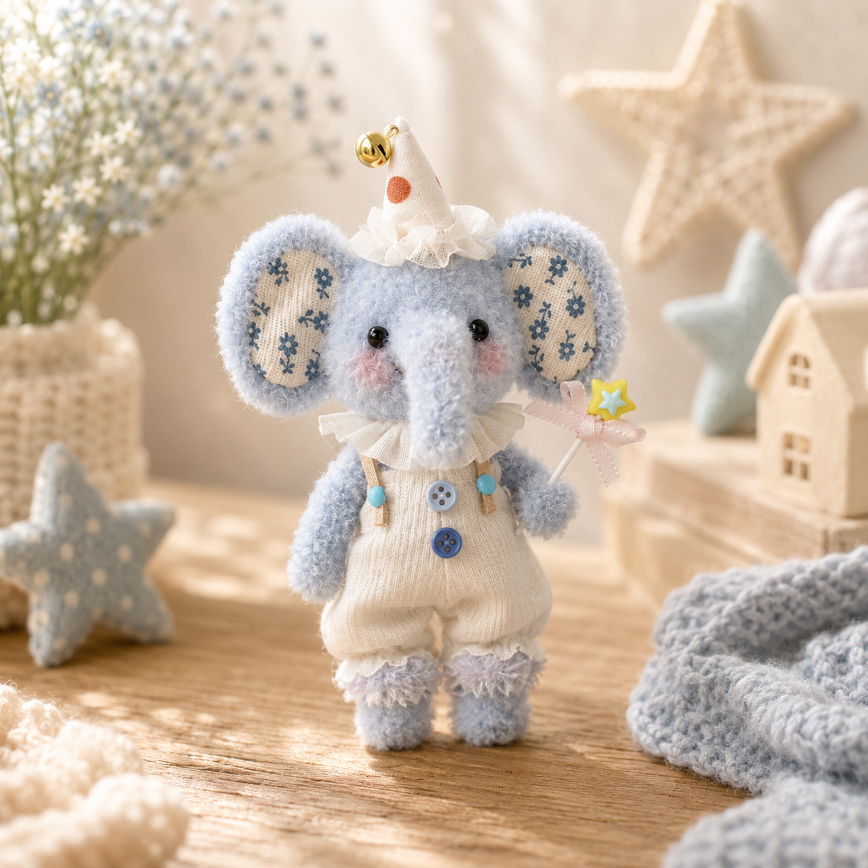 Chenille Stem Party Elephant Figurine – The Little Wish Maker