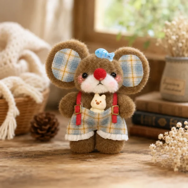 Chenille Stem Circus Mouse Figurine – The Little Showstopper